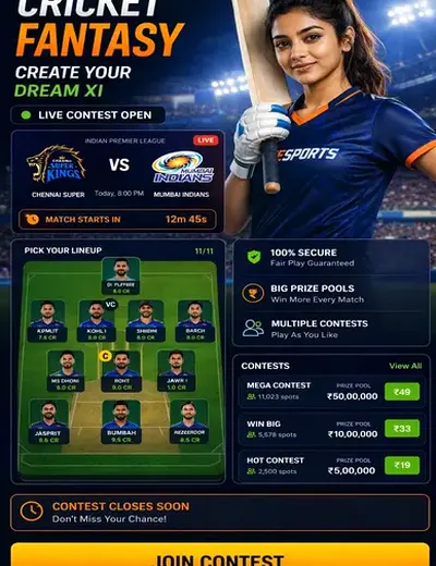 Www555game (555 game) fantasy cricket & matchday visual 3